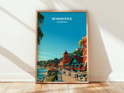 Winnipeg Manitoba Travel Poster - WanderWall