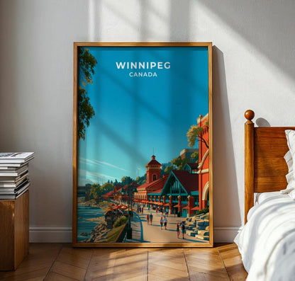 Winnipeg Manitoba Travel Poster - WanderWall