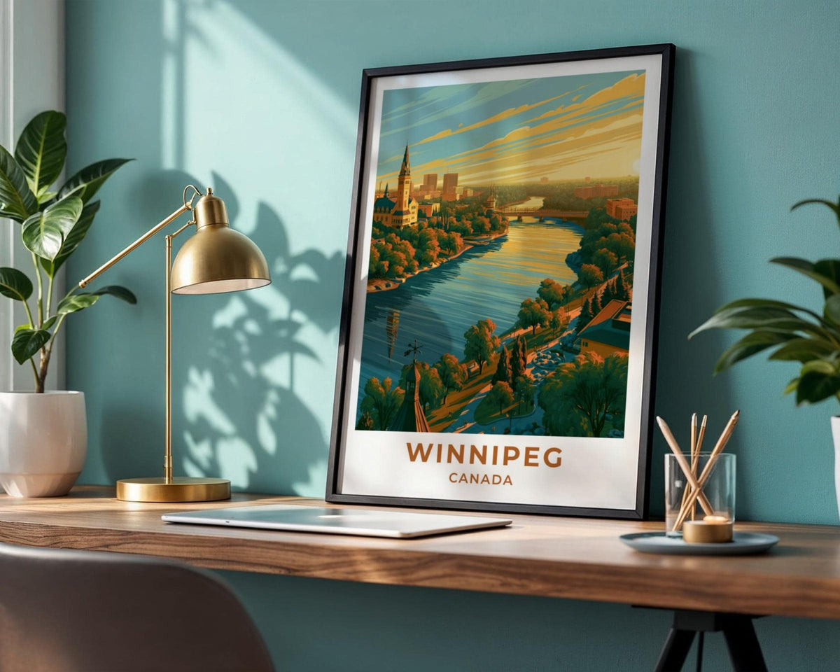 Winnipeg Manitoba Travel Poster - WanderWall