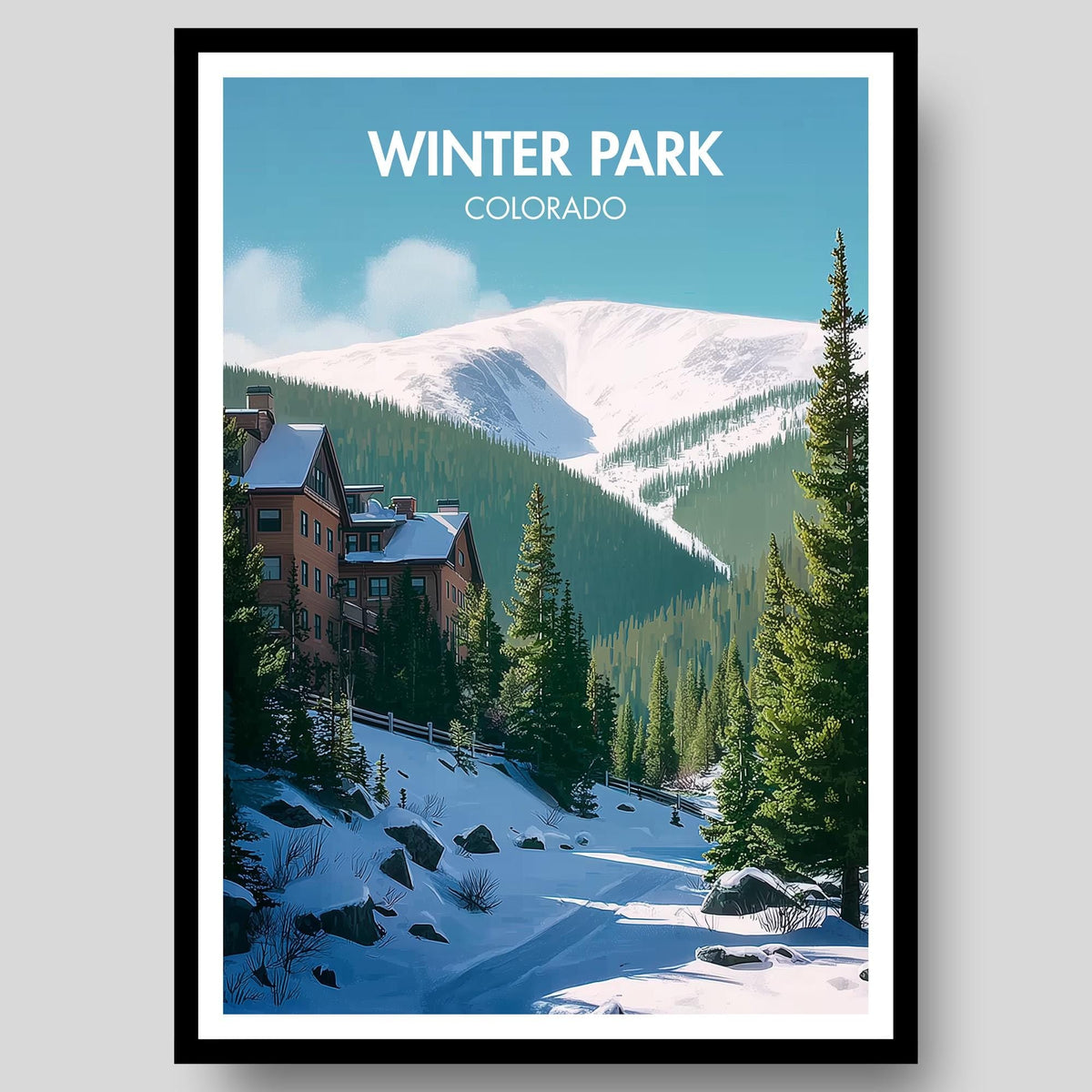 Winter Park Poster - WanderWall