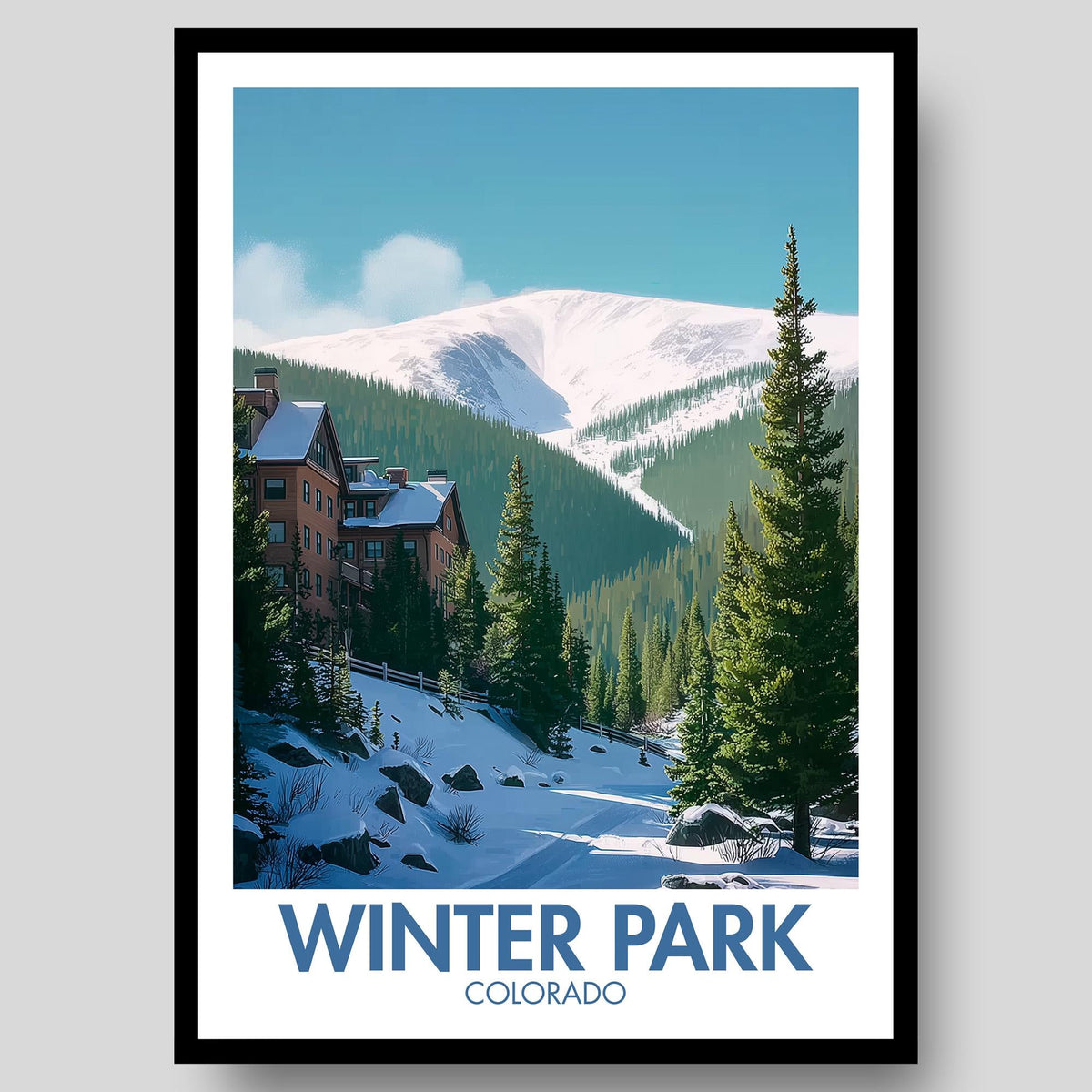 Winter Park Poster - WanderWall