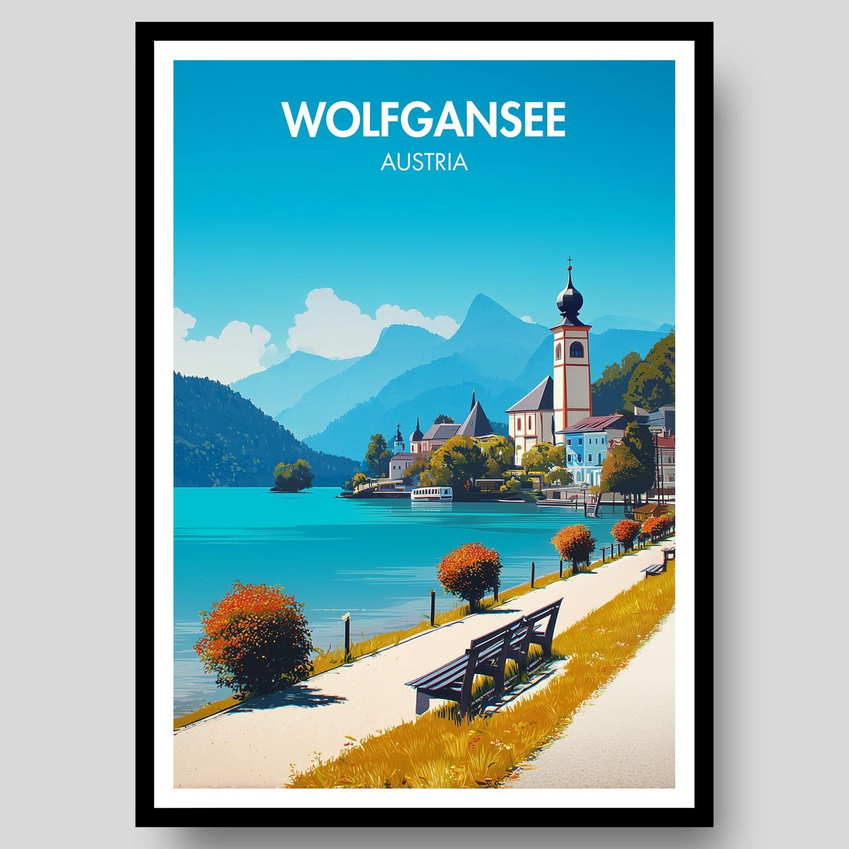 Wolfgangsee Poster - WanderWall