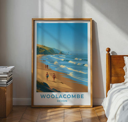 Woolacombe Poster - WanderWall