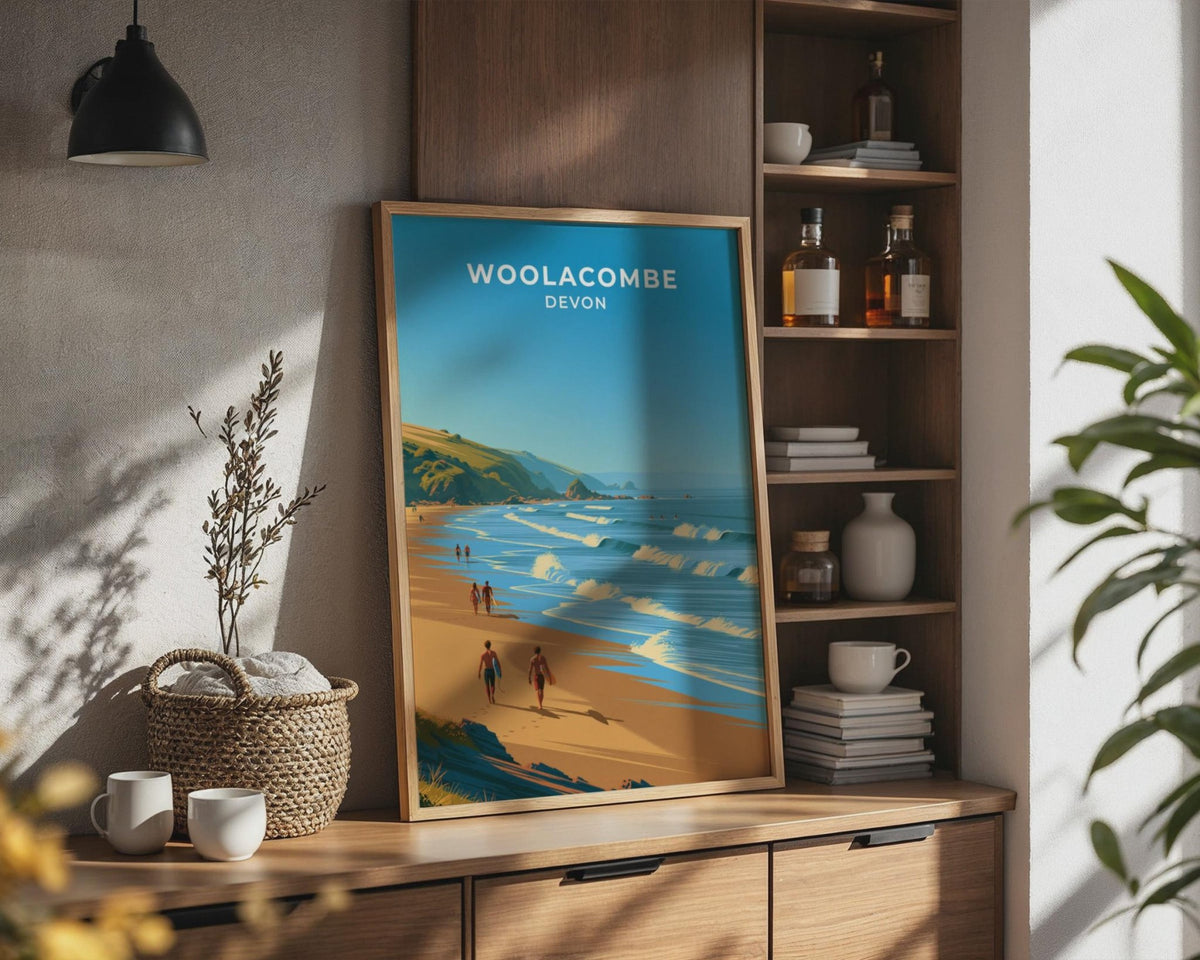 Woolacombe Poster - WanderWall