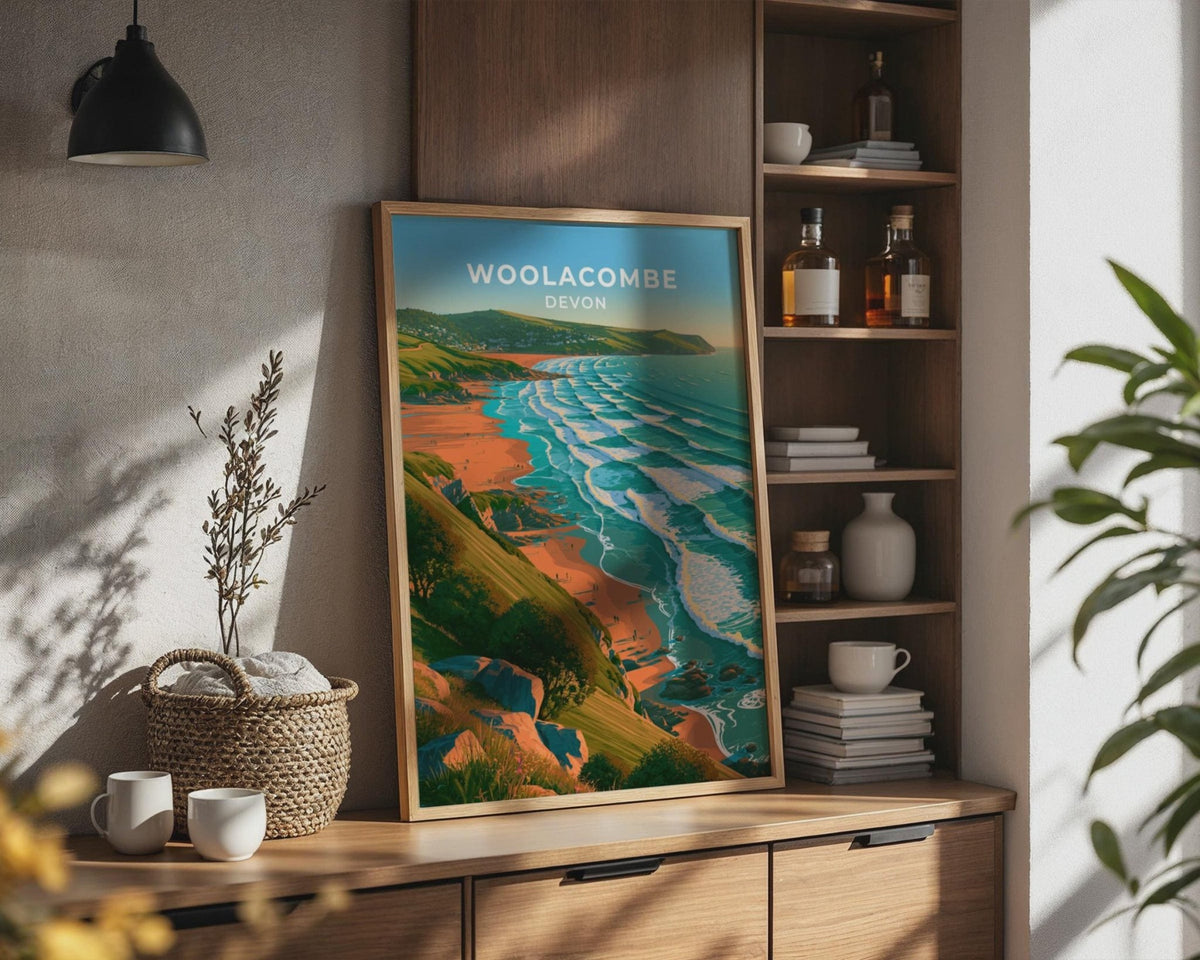 Woolacombe Poster - WanderWall