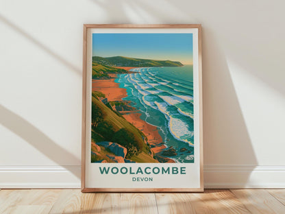 Woolacombe Poster - WanderWall