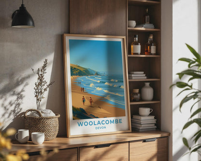 Woolacombe Poster - WanderWall