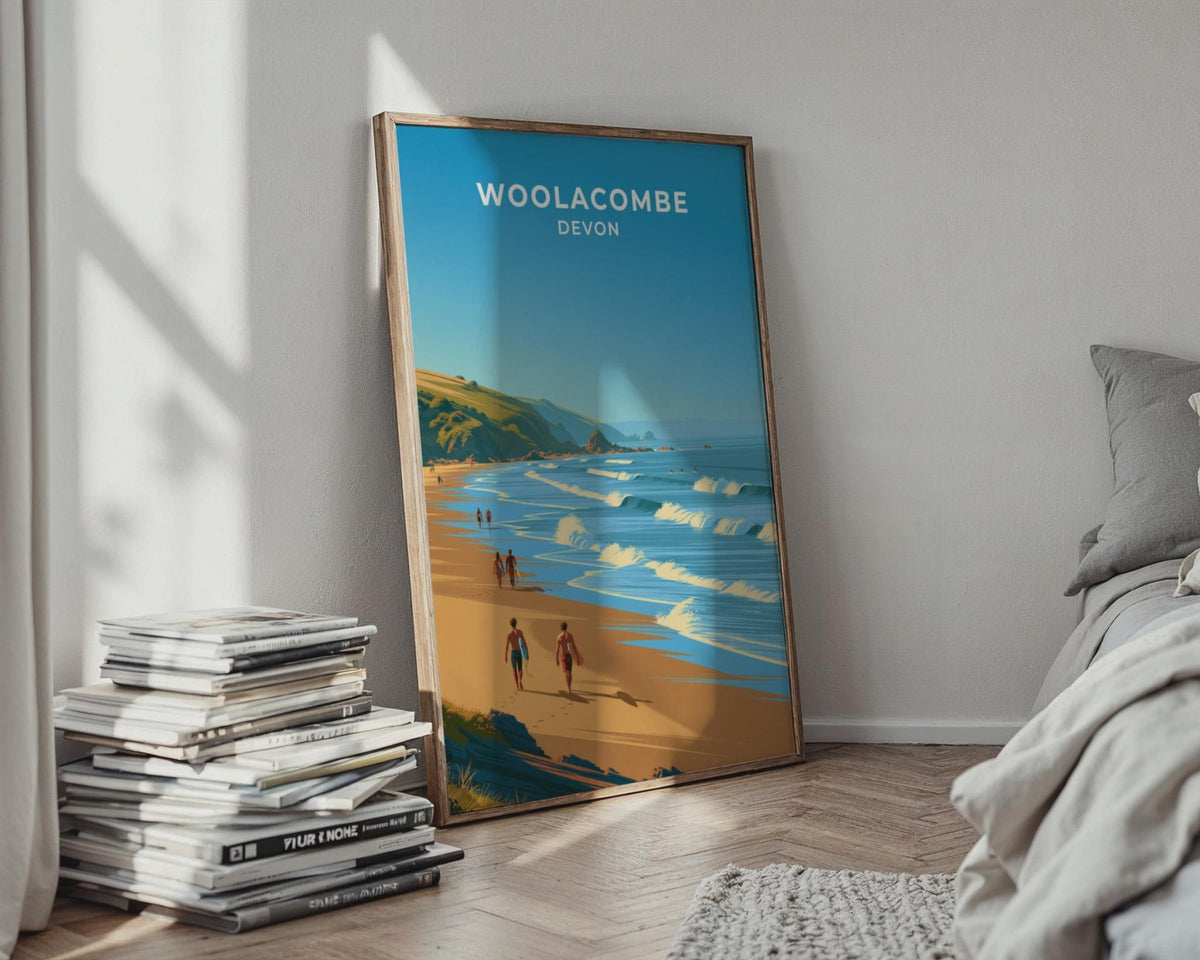 Woolacombe Poster - WanderWall