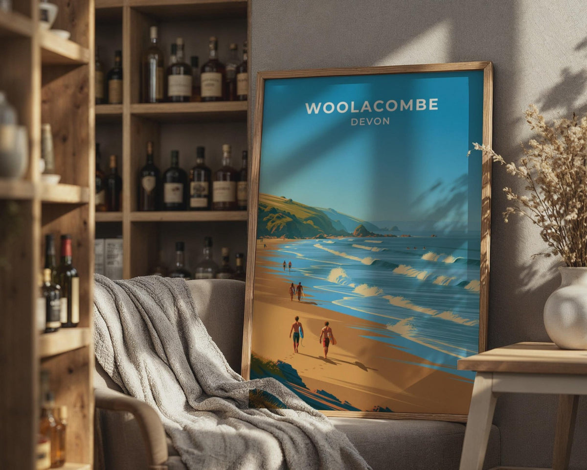 Woolacombe Poster - WanderWall