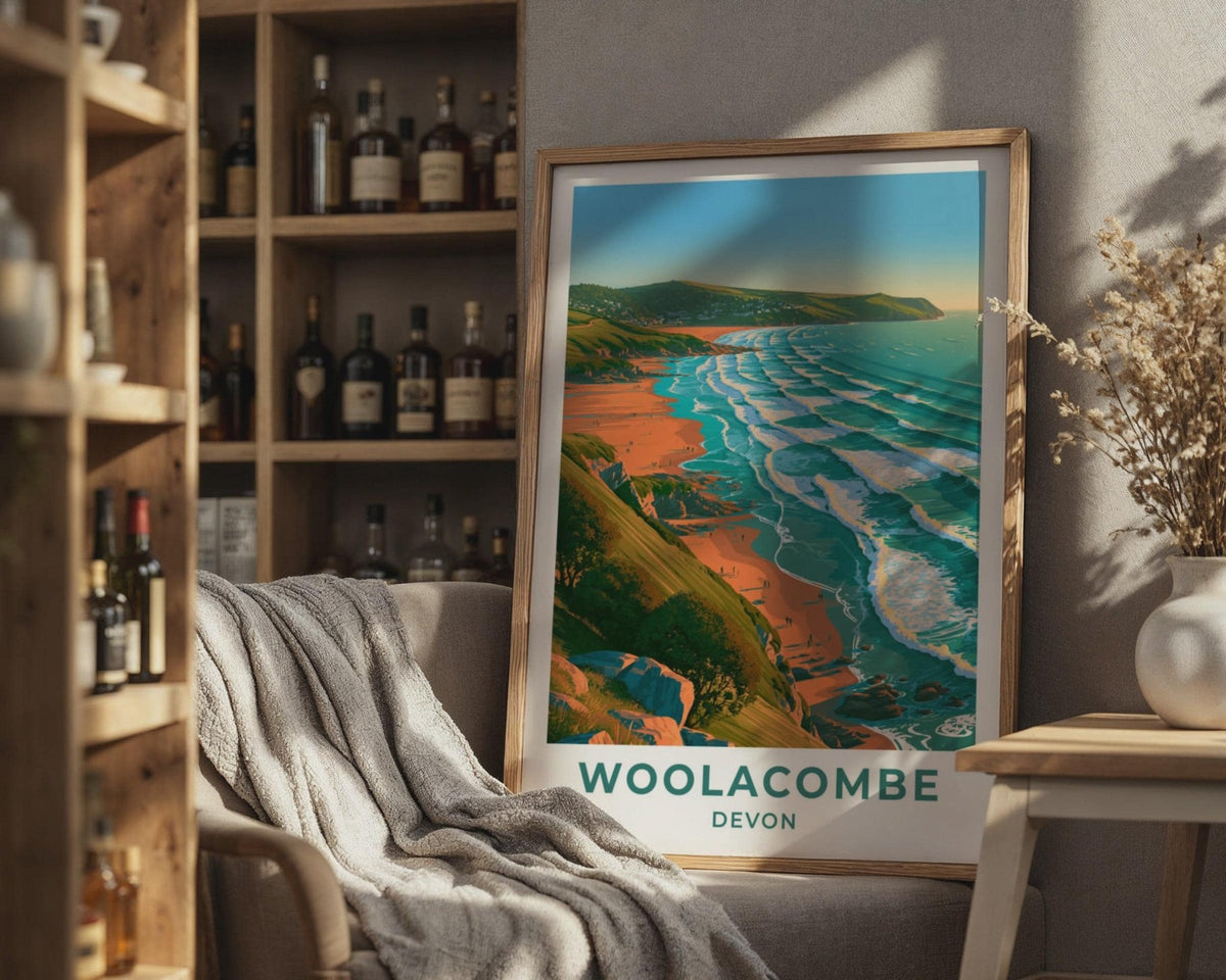 Woolacombe Poster - WanderWall