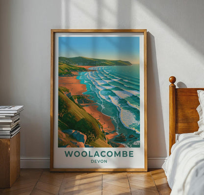Woolacombe Poster - WanderWall