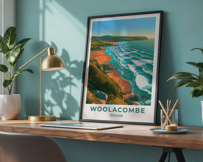 Woolacombe Poster - WanderWall