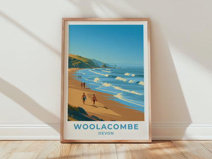 Woolacombe Poster - WanderWall