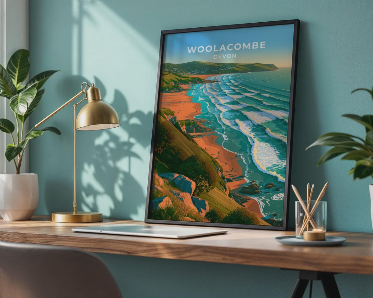 Woolacombe Poster - WanderWall