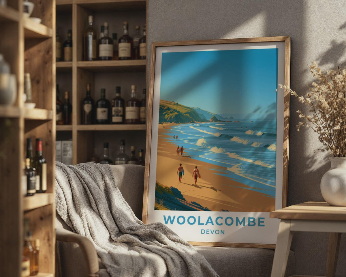 Woolacombe Poster - WanderWall