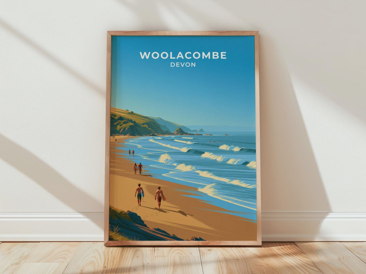 Woolacombe Poster - WanderWall