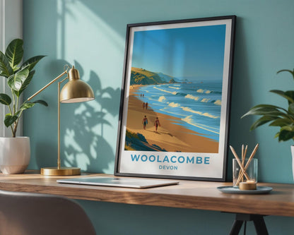 Woolacombe Poster - WanderWall