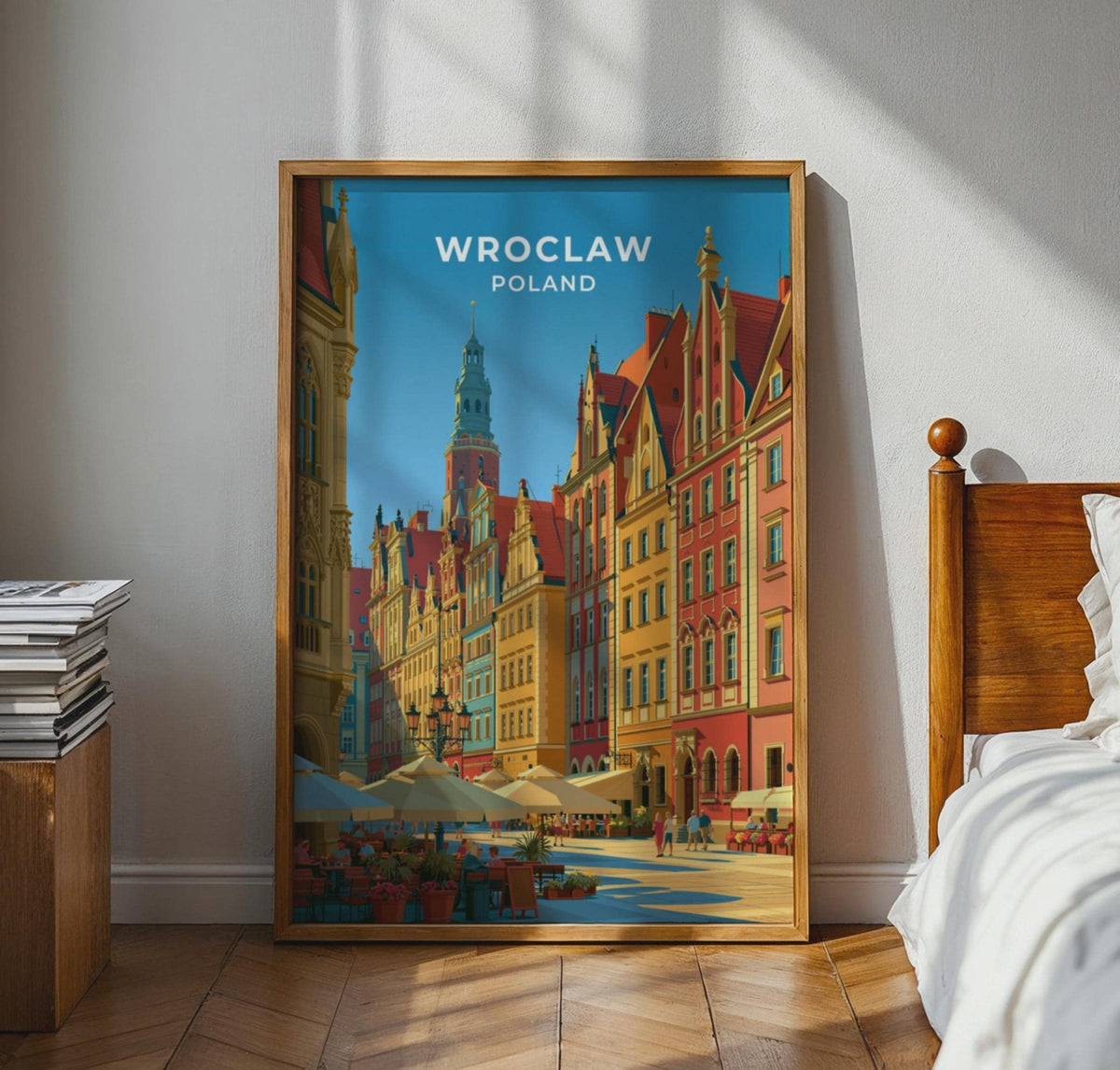 Wroclaw Poland Travel Poster - WanderWall