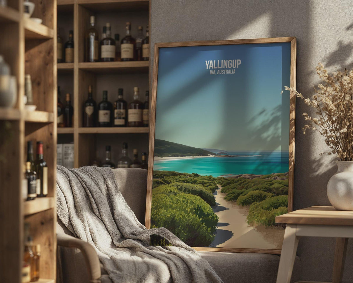 Yallingup WA Australia Beach Pathway Print Wall Art - WanderWall