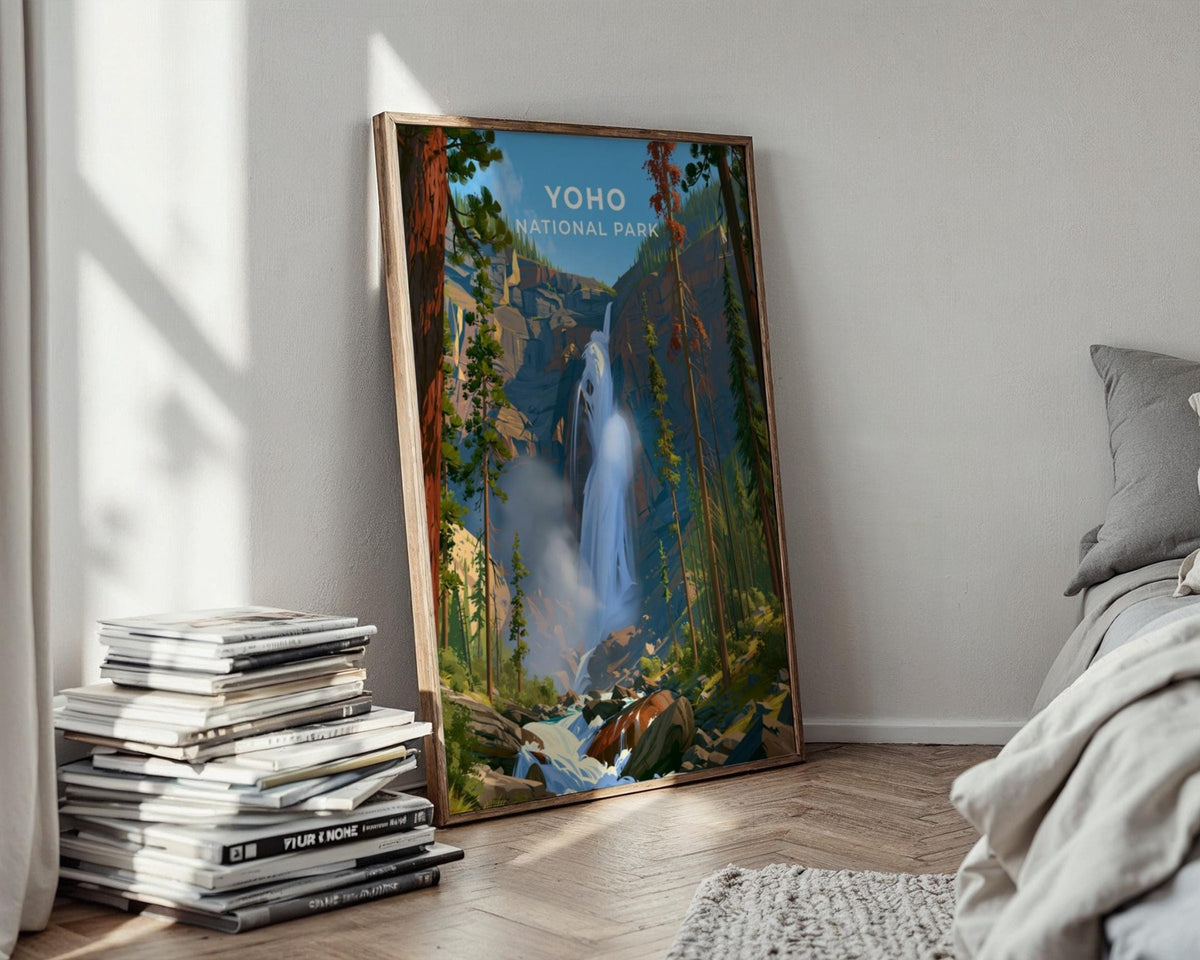 Yoho National Park British Columbia Travel Poster - WanderWall
