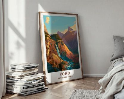 Yoho National Park British Columbia Travel Poster - WanderWall