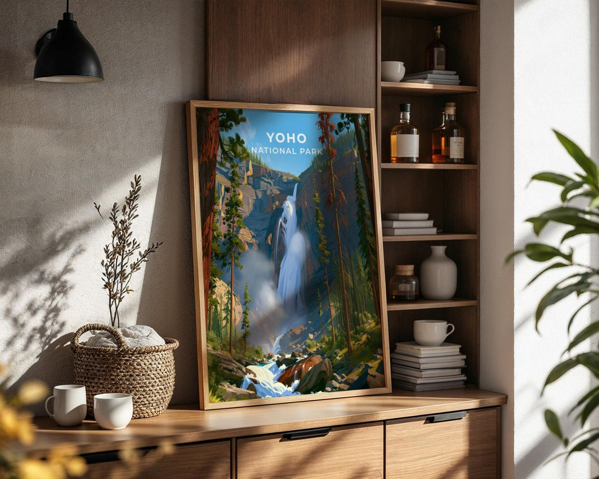 Yoho National Park British Columbia Travel Poster - WanderWall