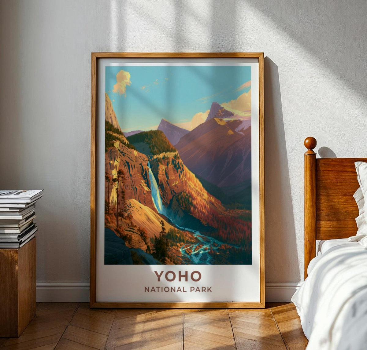 Yoho National Park British Columbia Travel Poster - WanderWall
