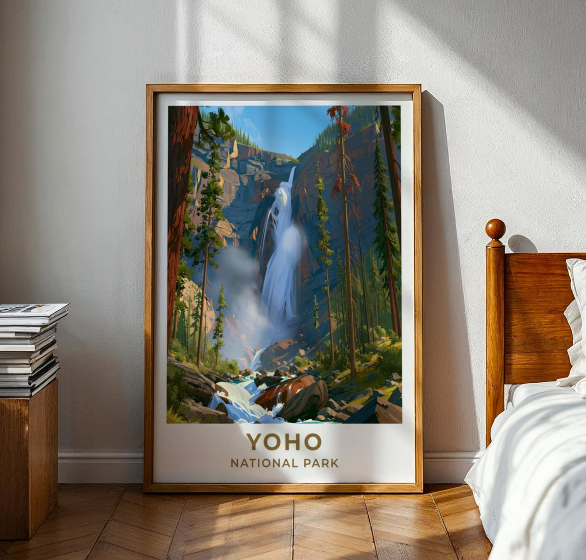Yoho National Park British Columbia Travel Poster - WanderWall