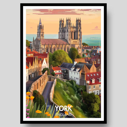 York Poster - WanderWall