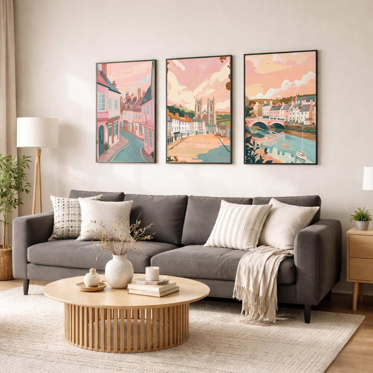 York Set of 3 Posters | York Gallery Wall Art - WanderWall