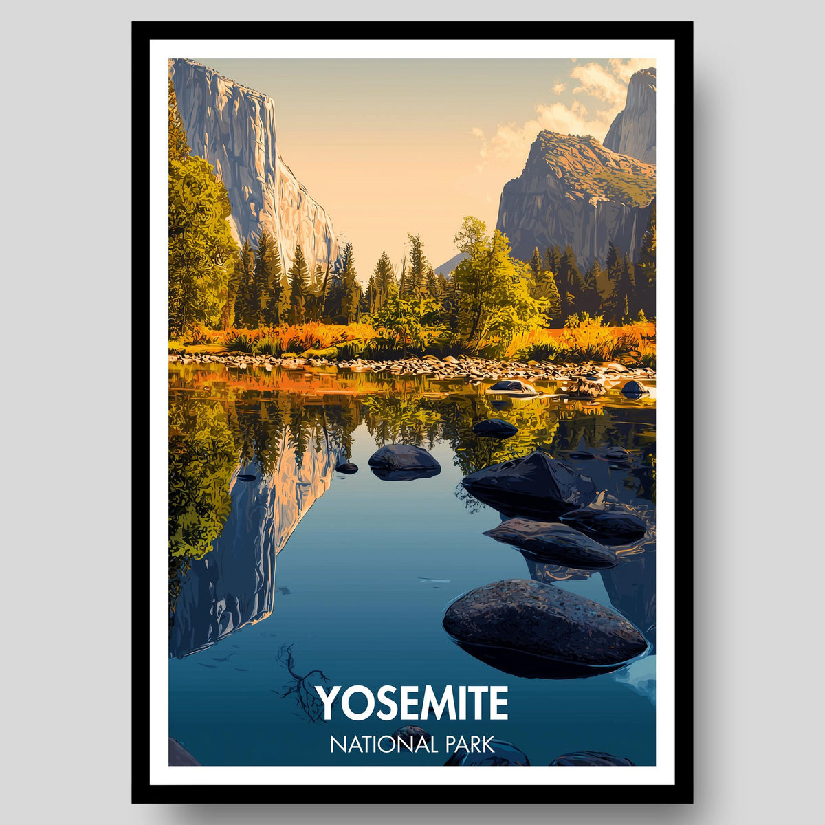 Yosemite National Park Poster - WanderWall