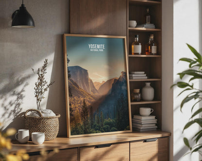 Yosemite National Park Scenic Wall Art Print - WanderWall