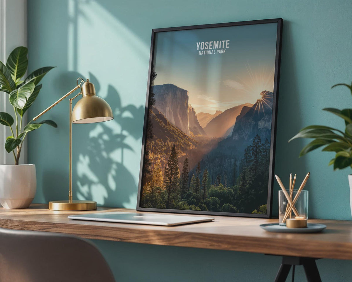 Yosemite National Park Scenic Wall Art Print - WanderWall