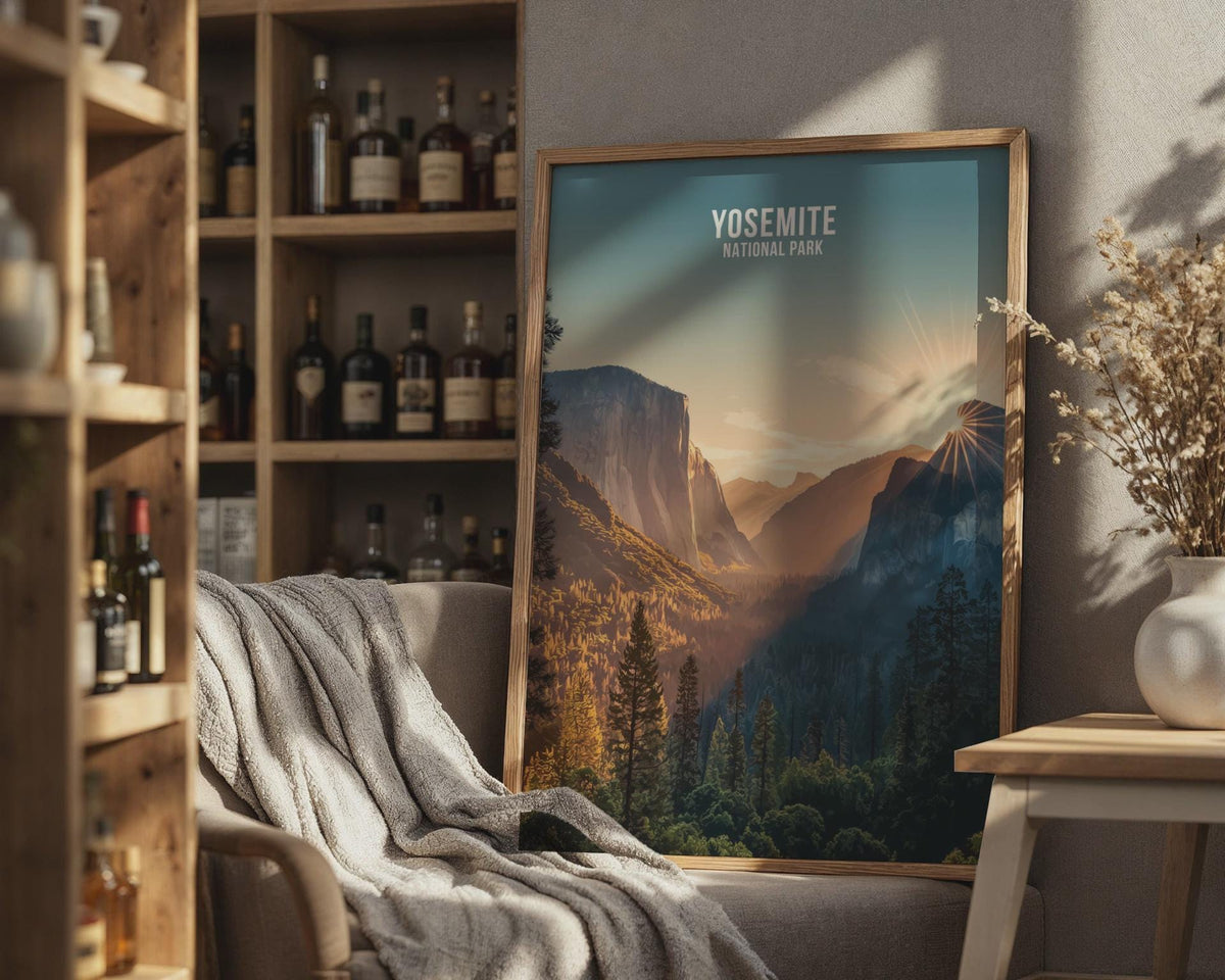 Yosemite National Park Scenic Wall Art Print - WanderWall
