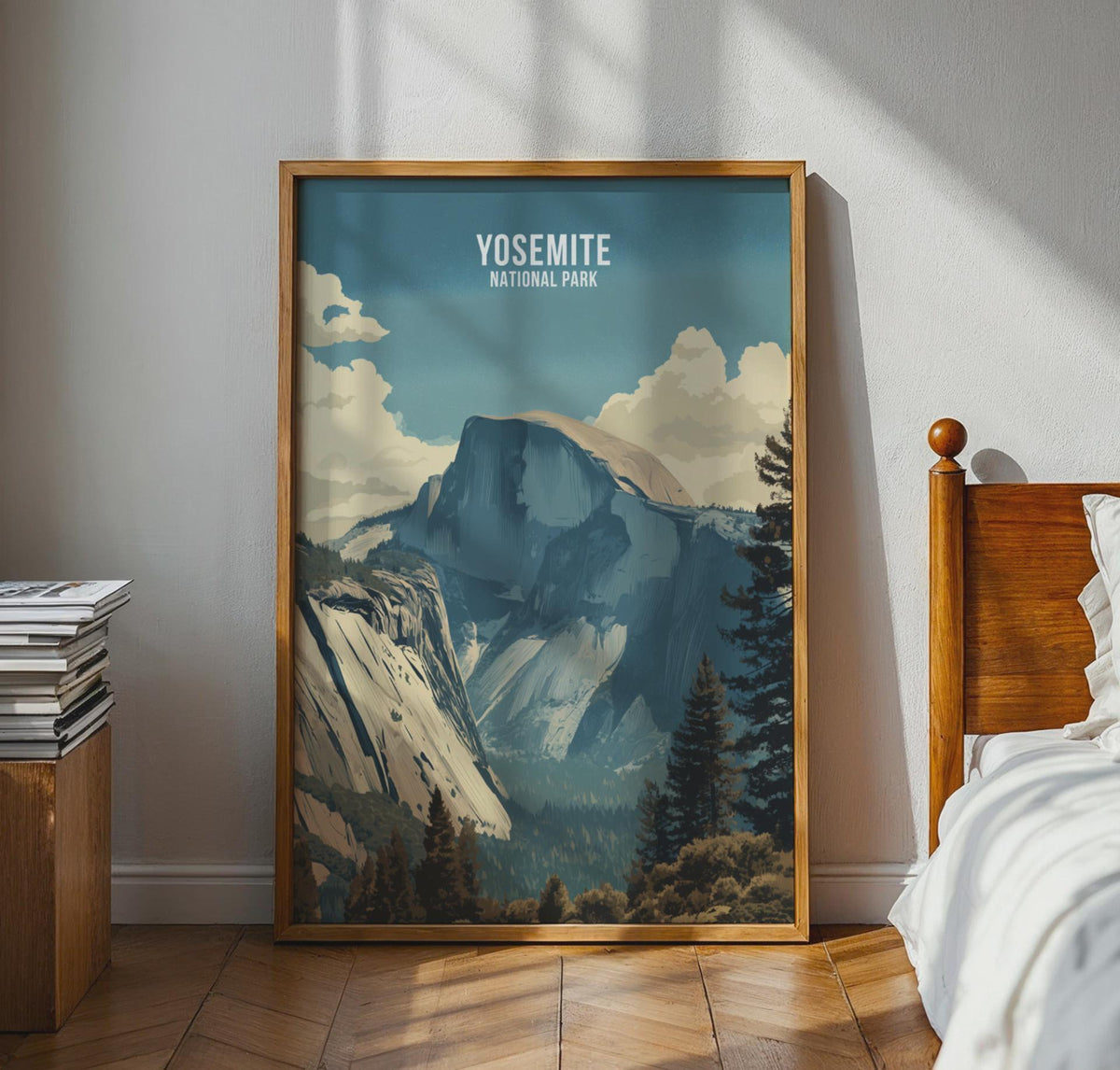 Yosemite National Park Wall Art Print Mountain Scenery Landscape - WanderWall