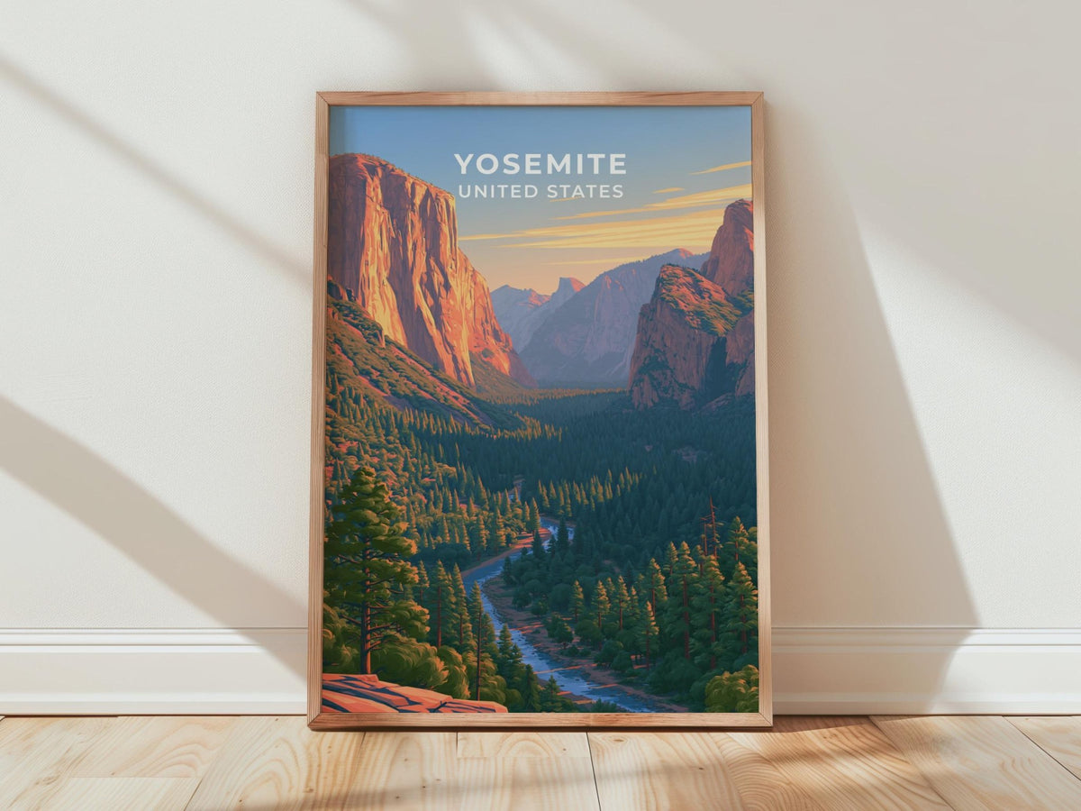 Yosemite Poster - WanderWall
