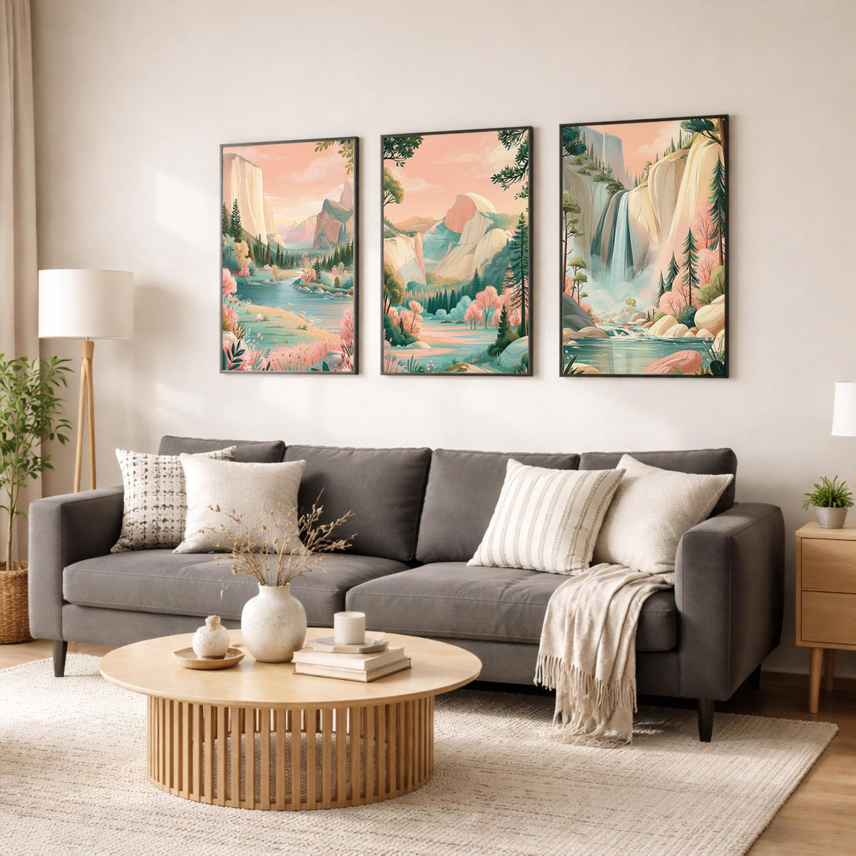 Yosemite Set of 3 Posters | Yosemite Gallery Wall Art - WanderWall