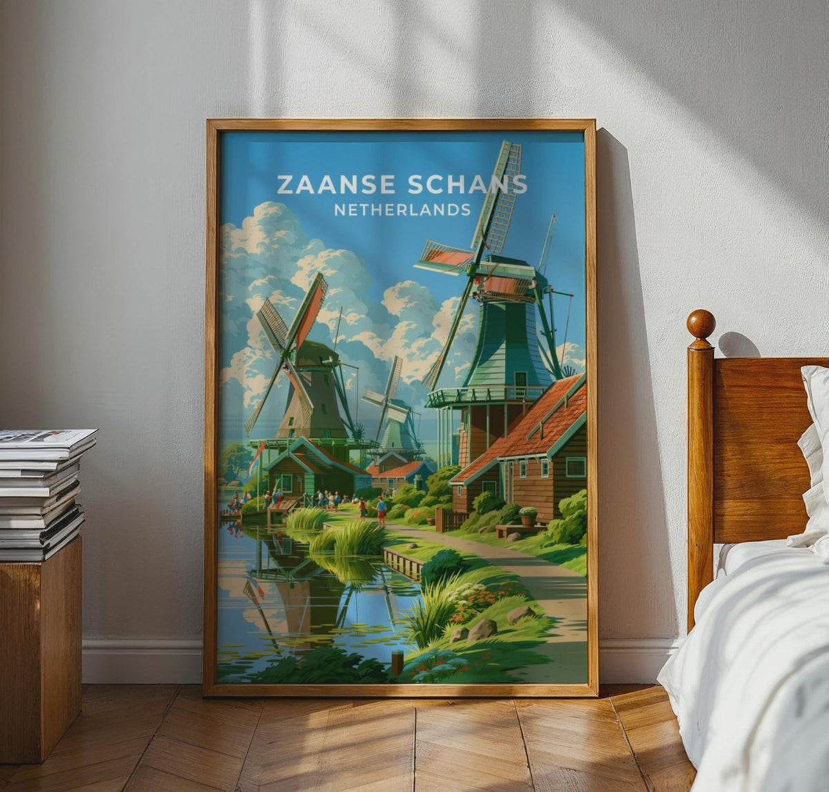 Zaanse Schans Netherlands Travel Poster - WanderWall