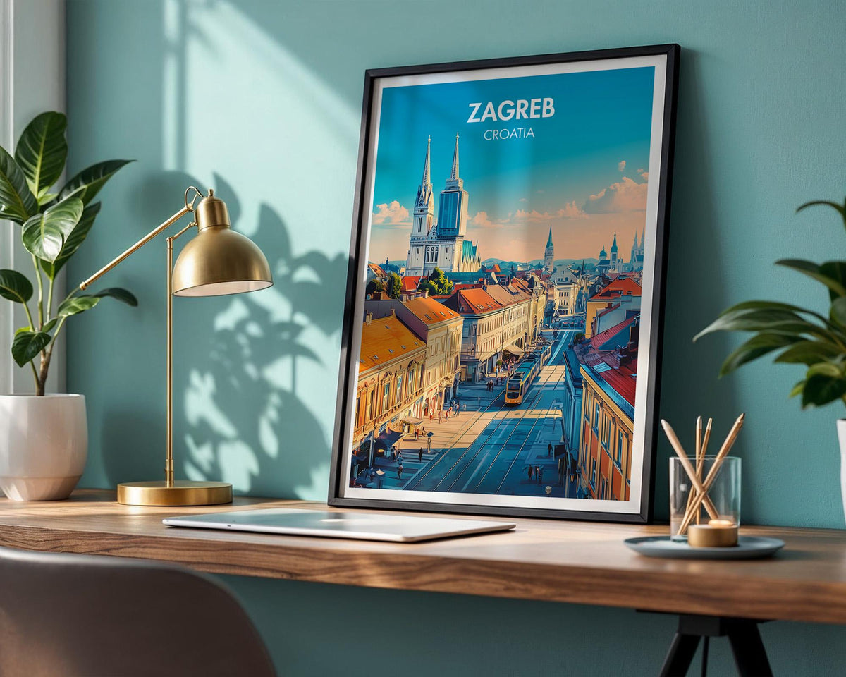 Zagreb Poster - WanderWall
