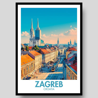 Zagreb Poster - WanderWall