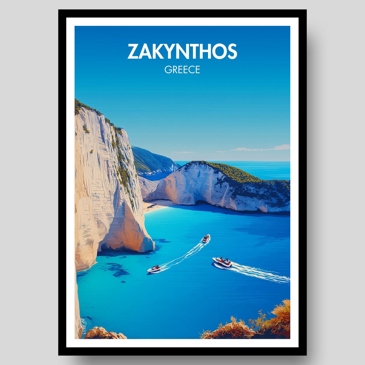 Zakynthos Poster - WanderWall
