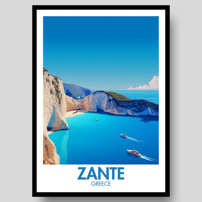 Zante Poster - WanderWall