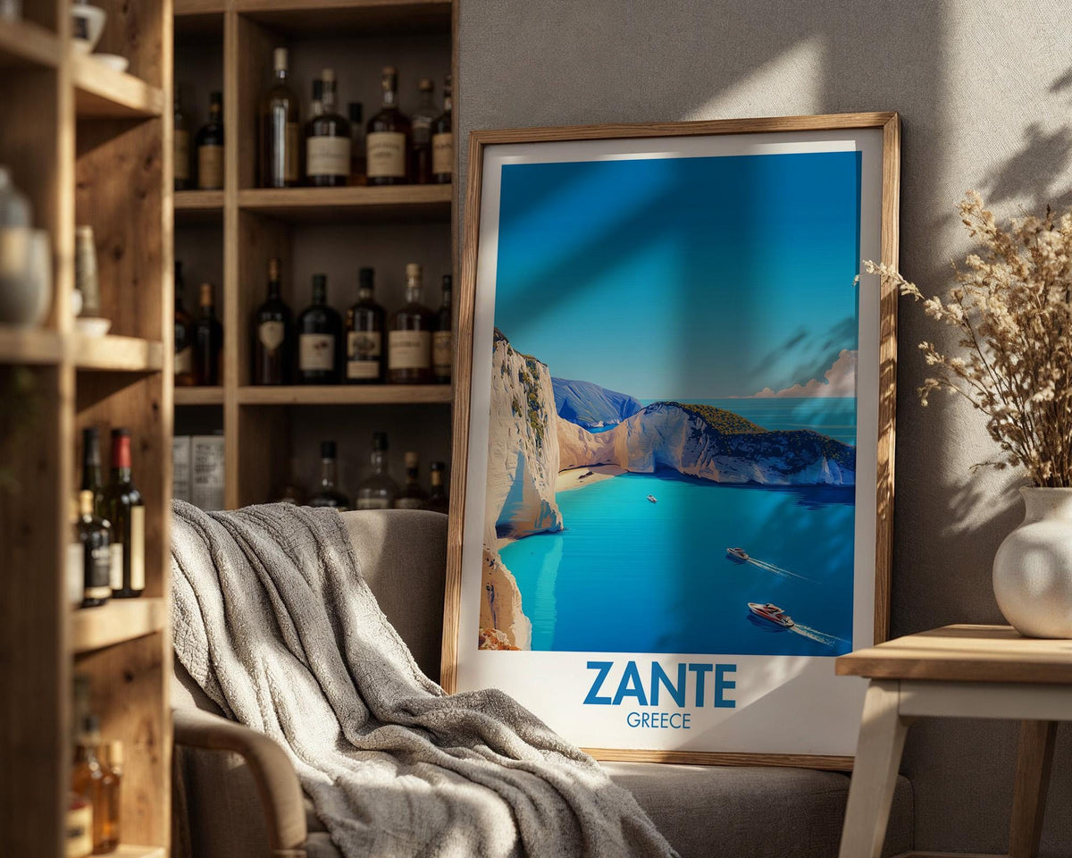 Zante Poster - WanderWall