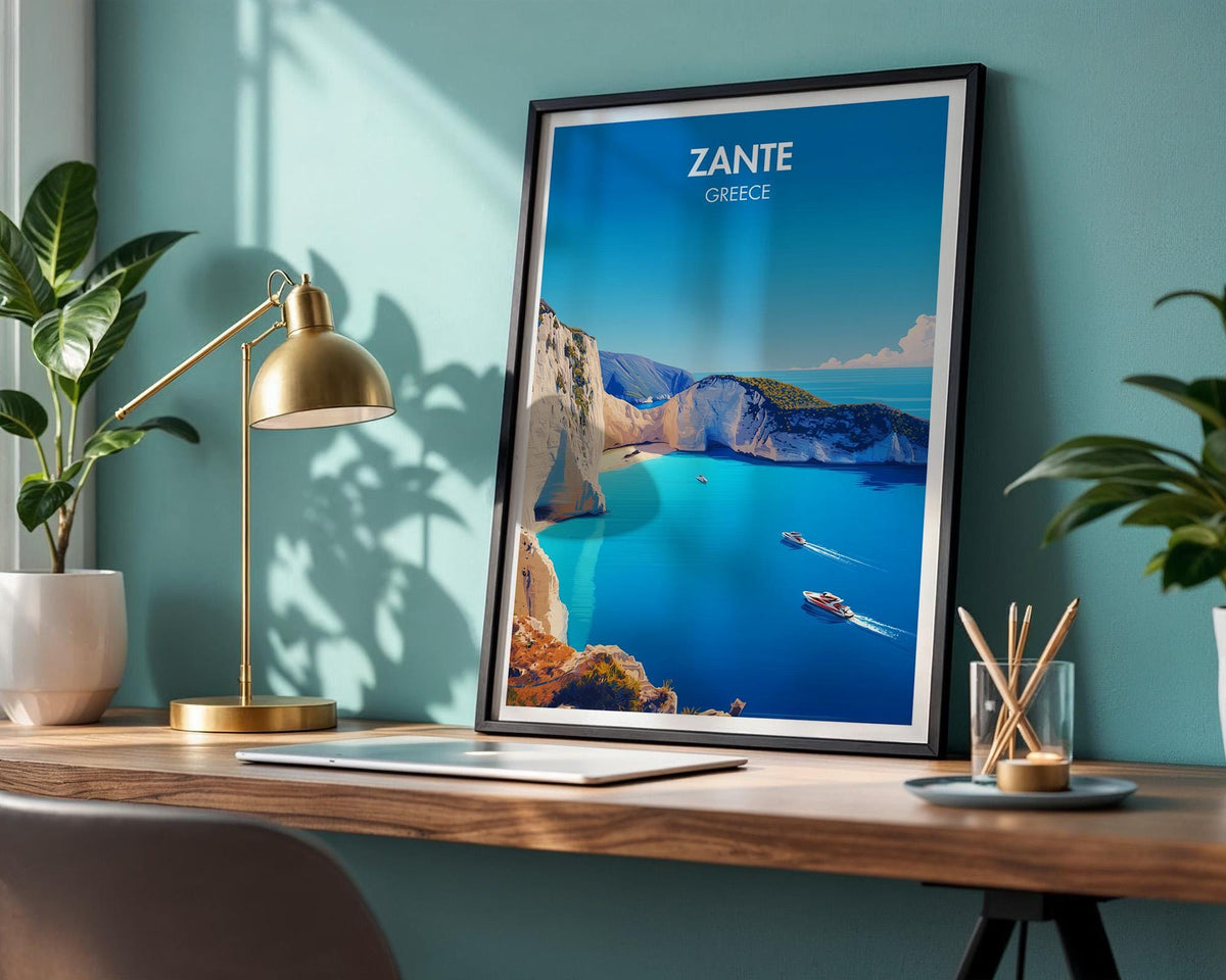 Zante Poster - WanderWall