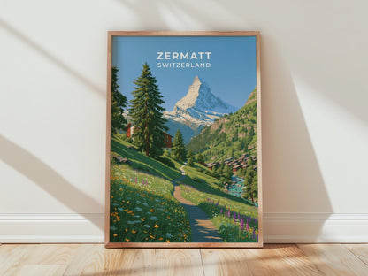 Zermatt Poster - WanderWall