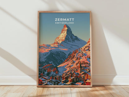 Zermatt Poster - WanderWall
