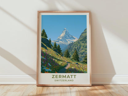Zermatt Poster - WanderWall