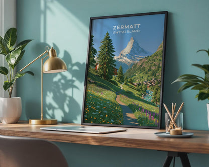 Zermatt Poster - WanderWall