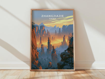 Zhangjiajie Poster - WanderWall