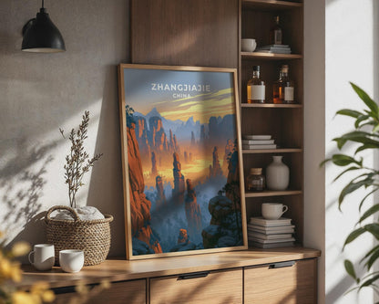 Zhangjiajie Poster - WanderWall